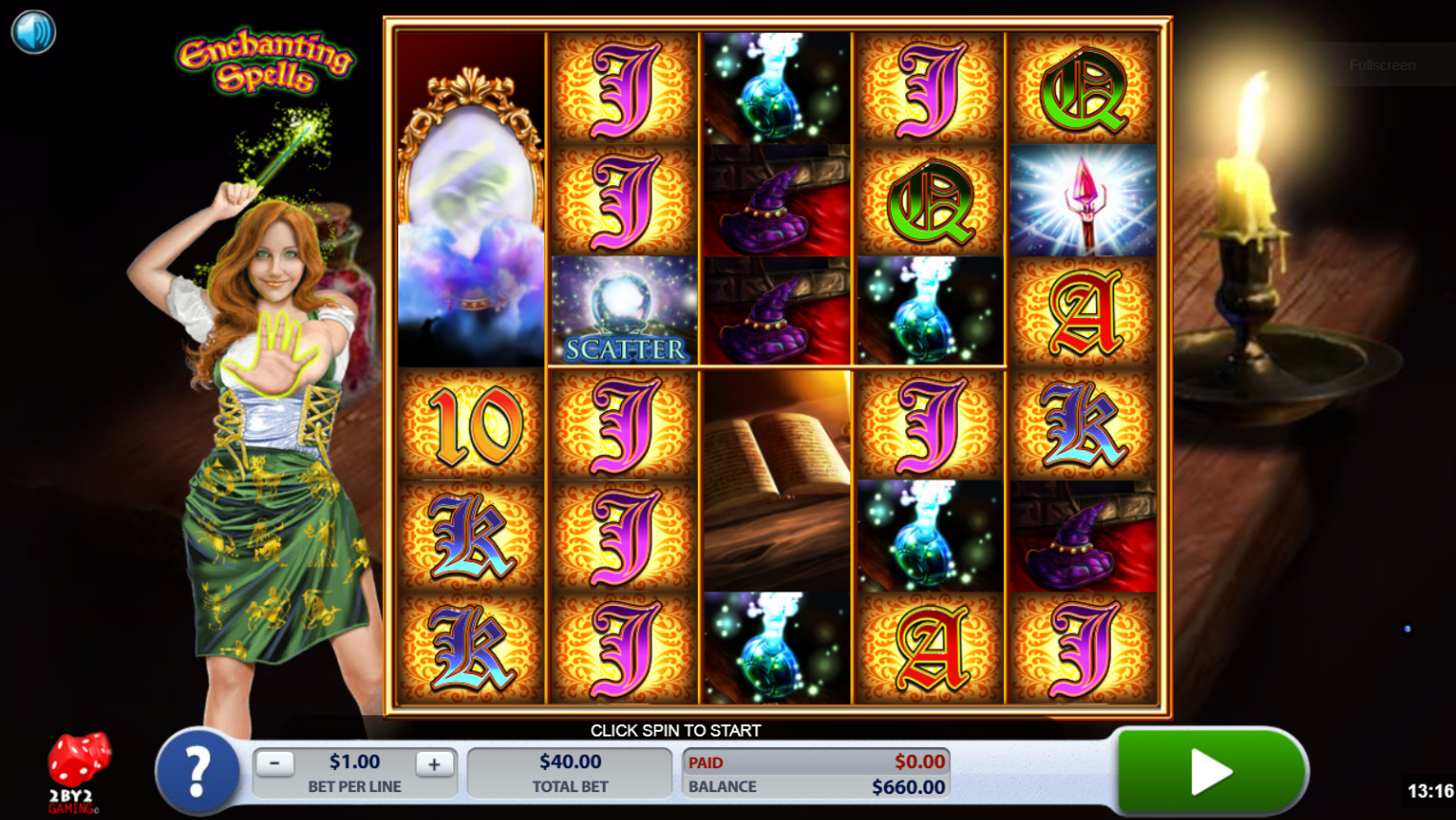 Enchanting Spells video slot Enchanting Spells